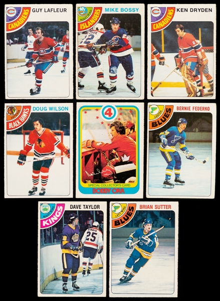 1978-79 to 1984-85 O-Pee-Chee Near Complete and Complete Hockey Cards Sets (6 Sets Total)