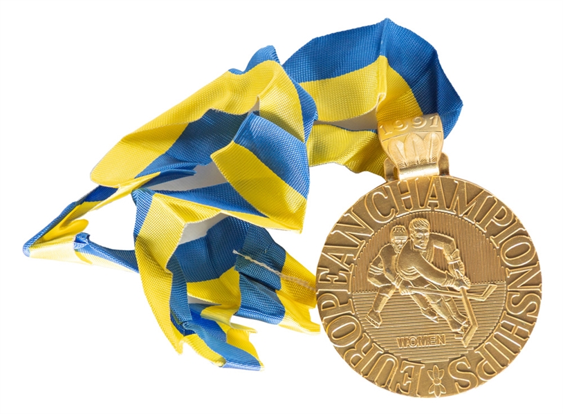 1991 IIHF European Womens Championships Gold Medal (Finland Won Championship)