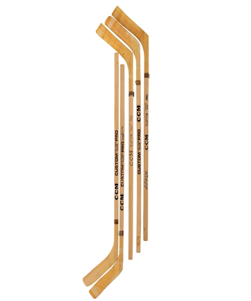 Toronto Maple Leafs Late-1960s/Early-1970s CCM Game-Issued Sticks (5) Including Bob Pulford, Norm Ullman and Bobby Baun Plus Additional Sticks (5)