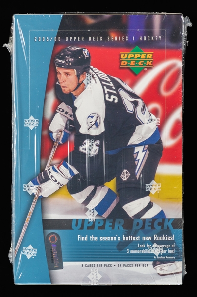 2005-06 Upper Deck Hockey Series 1 Factory Sealed Hobby Box - Sidney Crosby Rookie Card Year!