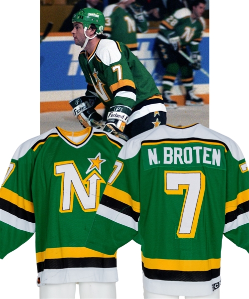 Neal Brotens 1989-90 Minnesota North Stars Game-Worn Jersey