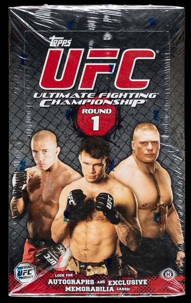 2009 Topps UFC Ultimate Fighting Championship Round 1 Factory Sealed Hobby Box