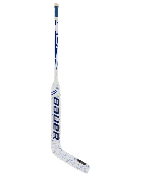 Andrei Vasilevskiys 2019-20 Tampa Bay Lightning Stanley Cup Champions Team-Signed Bauer Vapor Stick