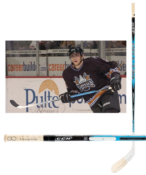 Alexander Ovechkins 2006-07 Washington Capitals CCM Vector 10.0 Practice-Used Stick - 46-Goal Season!