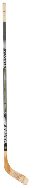 Chris Prongers Early-to-Mid-2000s St. Louis Blues Signed Bauer Vapor 10 Game-Used Stick 