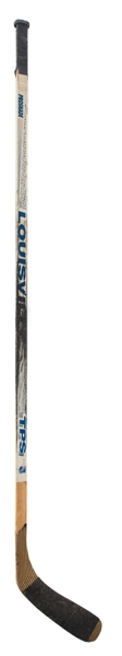 Keith Tkachuks Circa 1993-94 Winnipeg Jets Louisville TPS Game-Used Stick