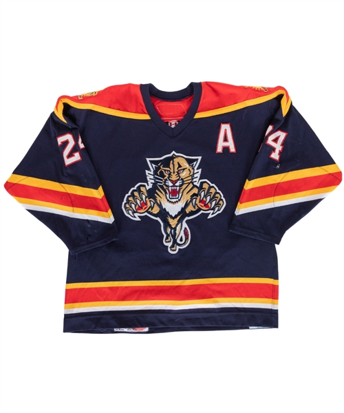 Ruslan Saleis 2006-07 Florida Panthers Game-Worn Alternate Captains Jersey with LOA
