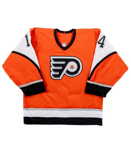 Justin Williams 2003-04 Philadelphia Flyers Game-Worn Alternate Jersey with LOA 
