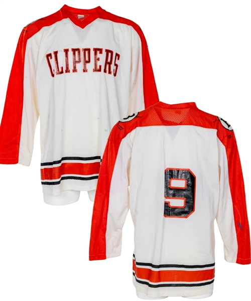 SHL Baltimore Clippers 1976-77 Game-Worn Jersey Attributed to Gerry Pion - Nice Game Wear!