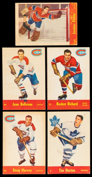 1955-56 Parkhurst Hockey Complete 79-Card Set