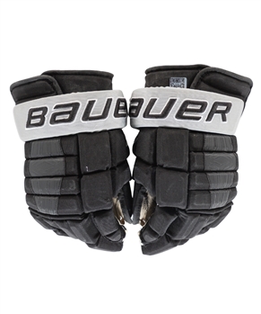 Anze Kopitars 2023-24 Los Angeles Kings Bauer Pro Series Game-Used Gloves with Team COA - Proceeds to Benefit the Echoes of Hope Organization