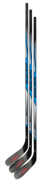 Patrik Laine Signed Bauer Sticks (3) with COAs 