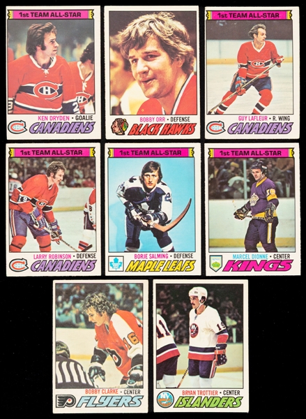 1977-78 and 1978-79 O-Pee-Chee Hockey Complete 396-Card Sets