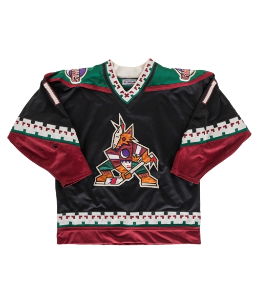 Dallas Drake’s 1996-97 Arizona Coyotes Inaugural Season Game-Worn Jersey with Team LOA 