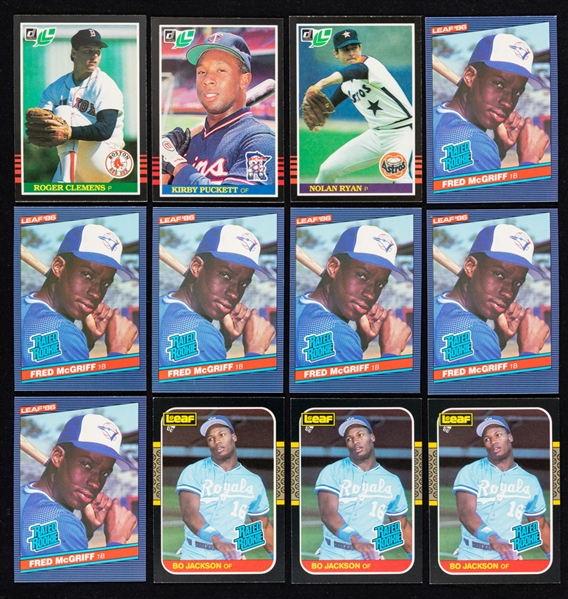 1985 to 1988 Leaf Complete Baseball Sets (17)