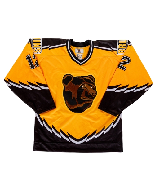 Adam Oates 1996-97 Boston Bruins Third Game Jersey from His Personal Collection with His Signed LOA 