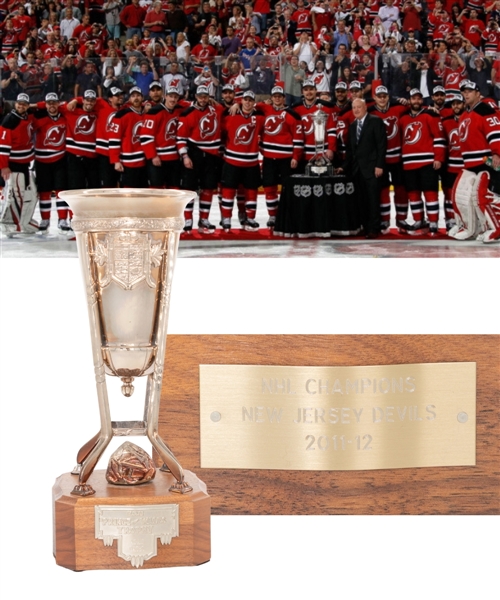 Adam Oates 2011-12 New Jersey Devils Prince of Wales Championship Trophy from His Personal Collection with His Signed LOA (11")