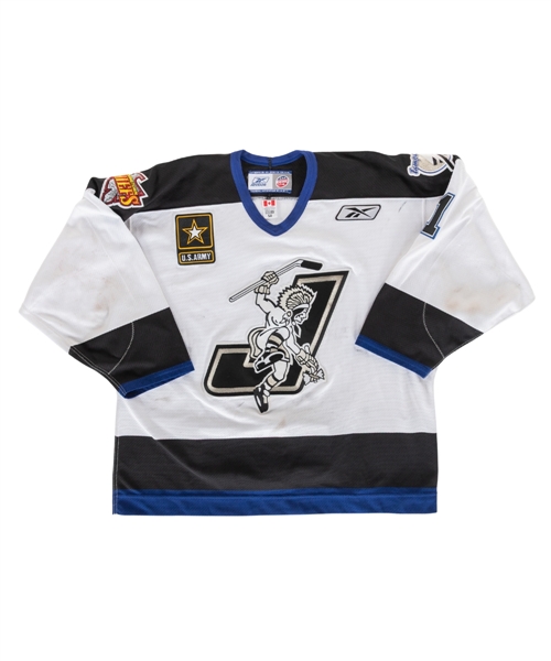 Ryan Munces 2006-07 ECHL Johnstown Chiefs Game-Worn Jersey 