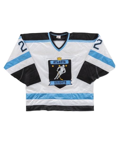 Mark Greens 1992-93 IHL Atlanta Knights Inaugural Season Game-Worn Jersey with LOA