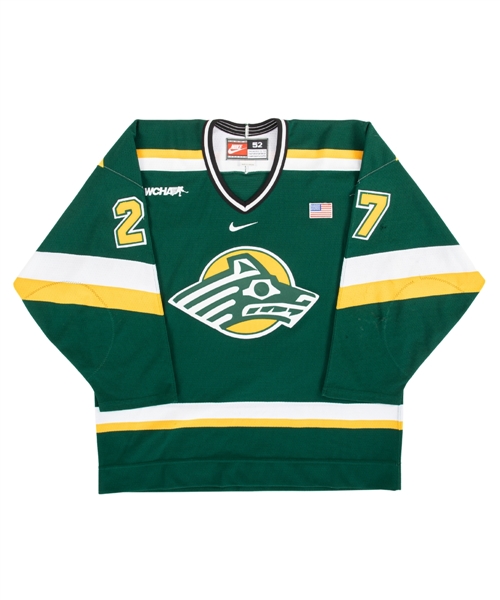 Jace Digels Early-2000s NCAA WCHA University or Alaska-Anchorage Seawolves Game-Worn Jersey with LOA