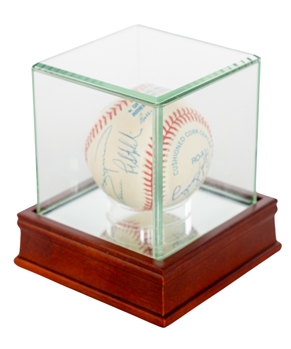 1972 Canada-Russia Series Team Canada Multi-Signed Official American League Baseball Including Dryden, Henderson, Ellis and Others with JSA Auction LOA