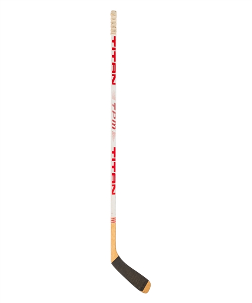 Clark Gillies 1981-82 New York Islanders Titan TPM Game-Used Stick - Stanley Cup Championship Season! 