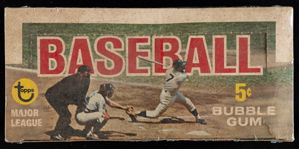 1968 O-Pee-Chee Baseball Empty Wax Box - Nolan Ryan Rookie Card Year!