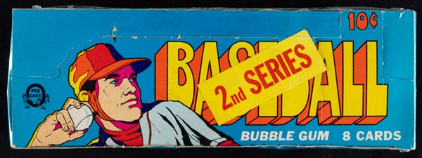 1972 O-Pee-Chee Baseball "2nd Series" Empty Wax Box 