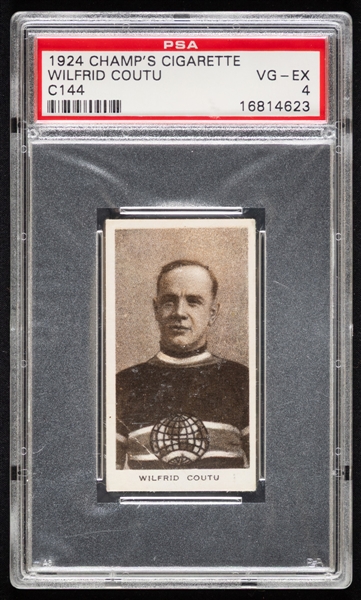 1924-25 Champs Cigarettes C144 Wilfrid "Billy" Coutu - Graded PSA VG-EX 4