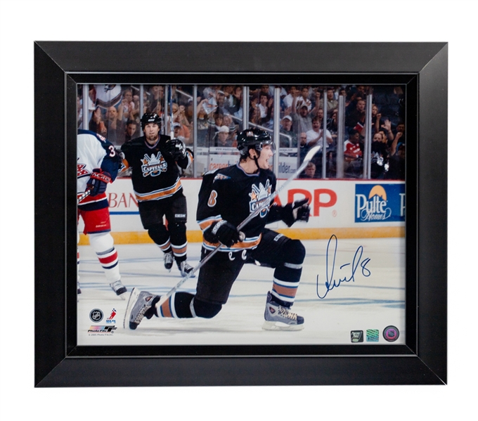 Alexander Ovechkin Signed Washington Capitals "1st NHL Game/Goal" Framed Photo with COA (24 1/2" x 20 1/2")