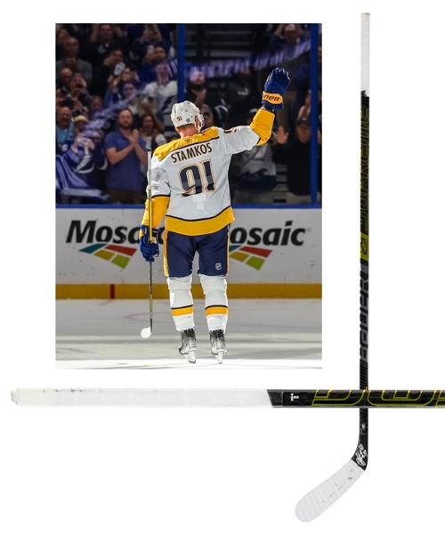 Steven Stamkos 2024-25 Nashville Predators Bauer Supreme 2S Pro Signed Game-Used Stick - Proceeds to Benefit the Baltimore Primary School