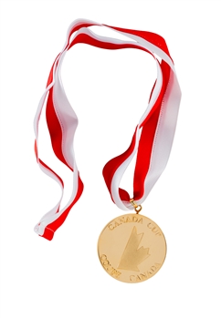 1991 Canada Cup Team Canada Gold Medal with Ribbon